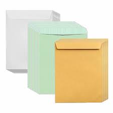 brown & white envelope & cloth envelope